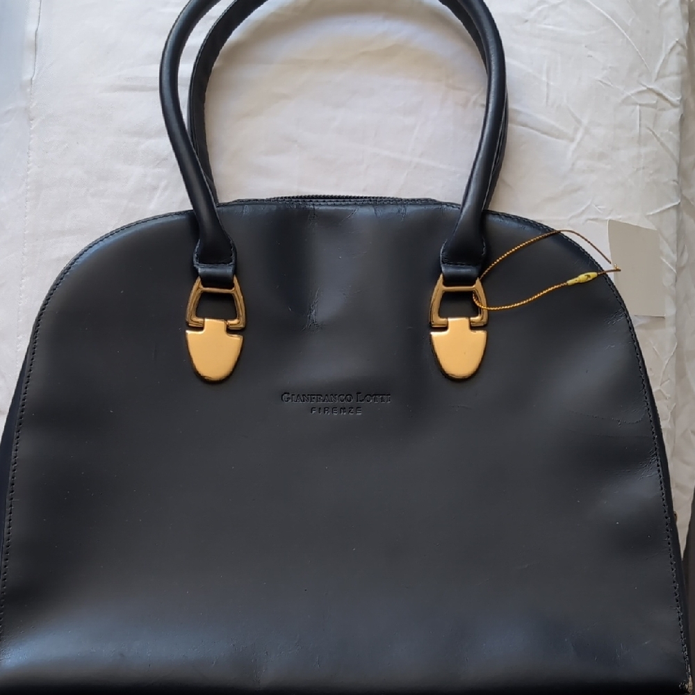 Black Leather Handbag
